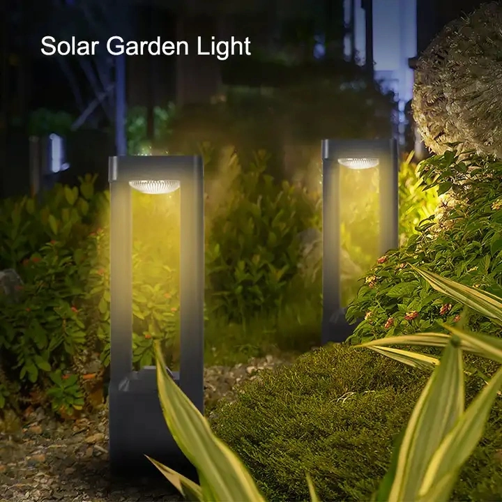 Light Controlled Waterproof LED Solar Lamp Outdoor Garden Courtyard Lamp Light Sensor Solar Charging LED Light