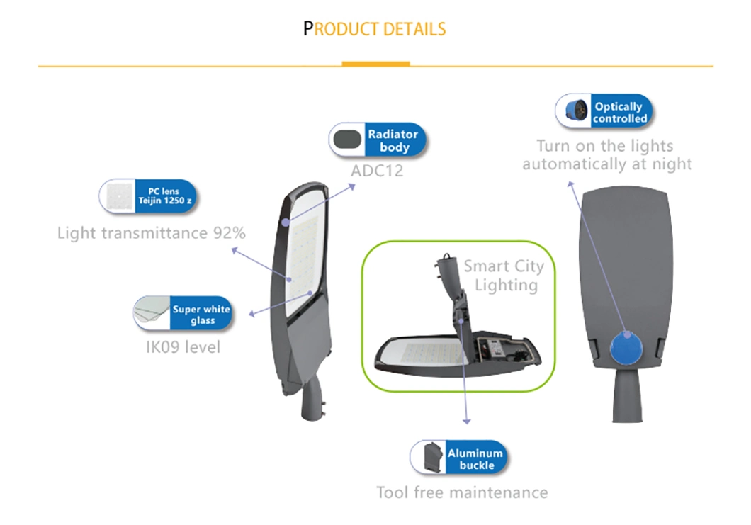 100W 150W 200W LED Street Yard Outdoor Light