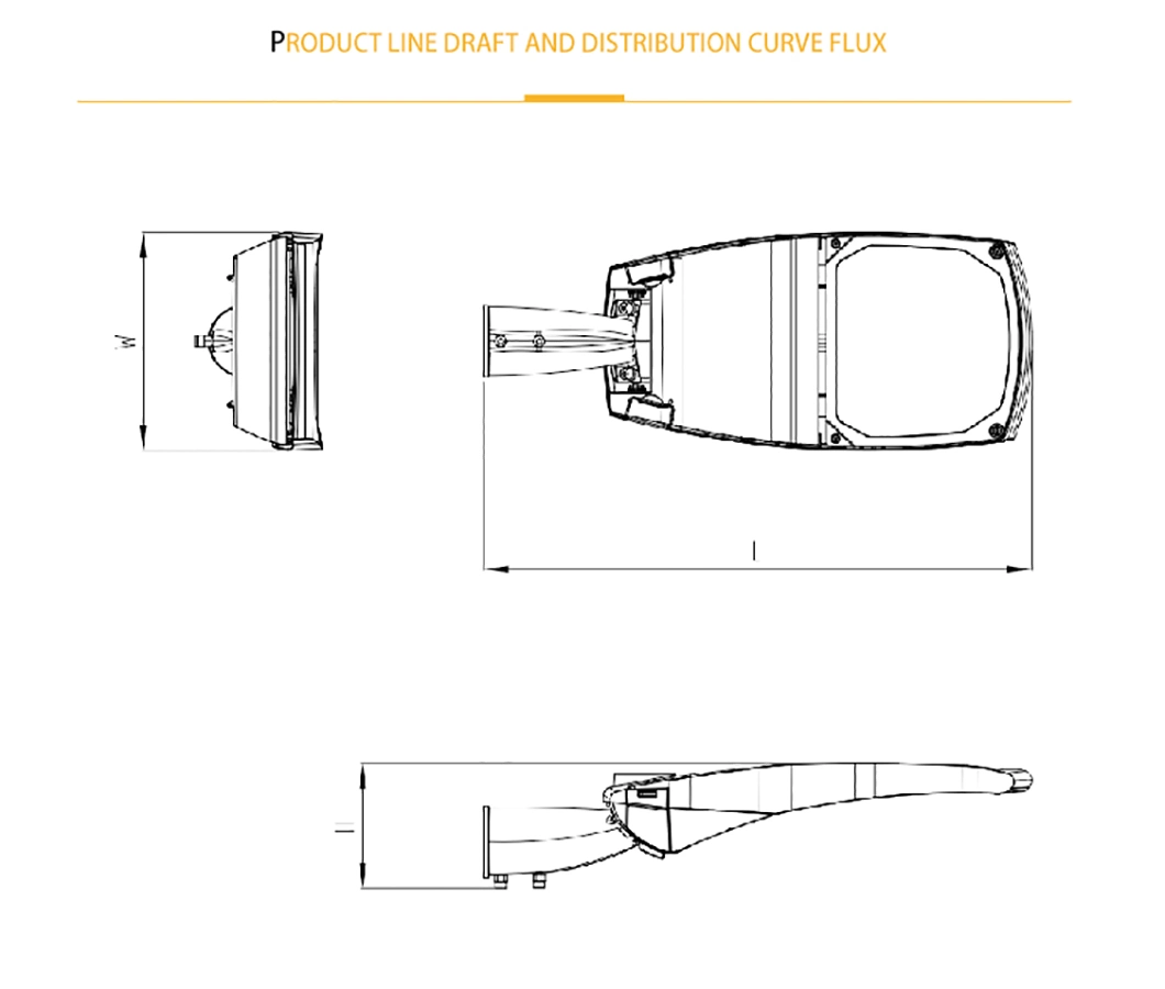 100W 150W 200W LED Street Yard Outdoor Light