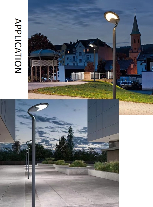 Manufacturer Energy Saving Solar LED Lights Powered Fixture for Park Street Outdoor