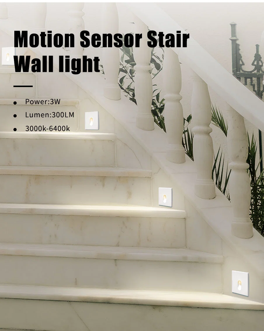 High Power Wall Lamp LED Step Light for Yard IP65 Waterproof