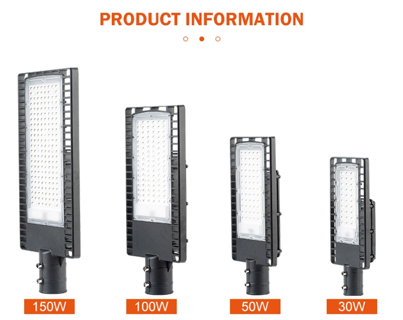 Commercial Electric Parking Lot Street 30W 50W 100W 200W Outdoor LED Lighting