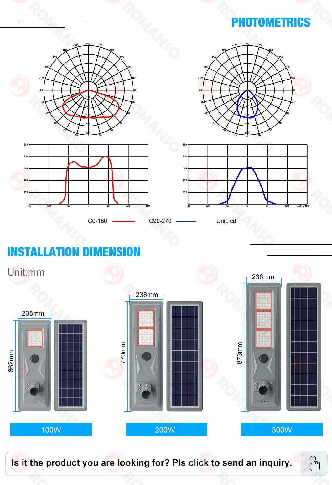 Waterproof Backyard Street Lamps Security Lamp LED Solar Street Light