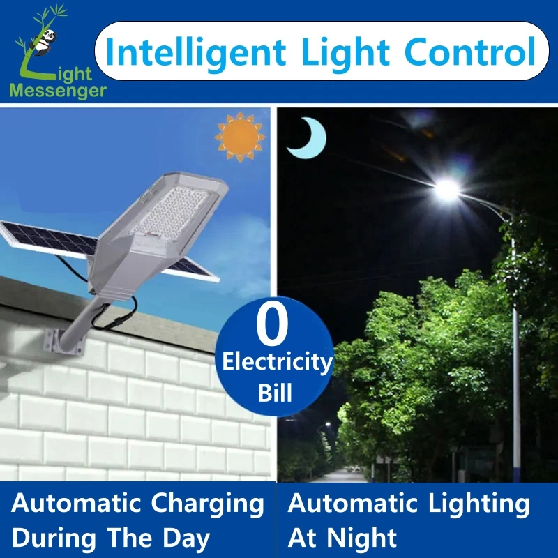 Light Messenger Light Control Time Control Outdoor Courtyard Jardin Energy Saving Street Wall Lamp Lamparas Waterproof 200W Roadway LED Street Lighting Solar