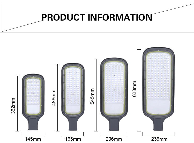 Factory Direct Sale LED Street Light Electric Supply Lighting Brighten District Road Construction Garden Courtyard Lamp 20W 30W