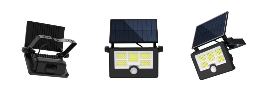 122 LED Solar Motion Sensor Outdoor Lights 1100lm Solar Flood Lights IP65 Waterproof Solar Powered Street Lights Wall Lamps