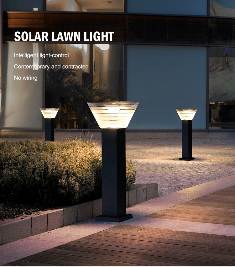 Landscape Garden Courtyard Path Lawn Lights Outdoor Ground Lights with Solar Panels