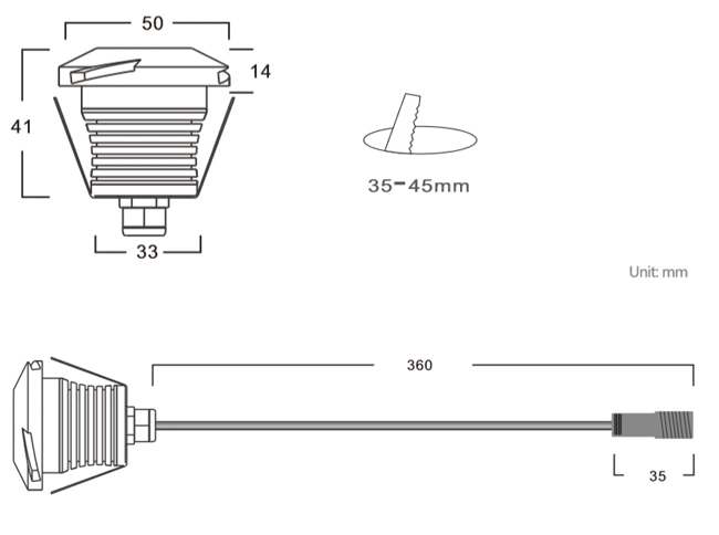 3W IP67 12V RGB LED Exterior Whirlwind Light Pathway Buried Lamp LED Underground Lights for Courtyard Corridor