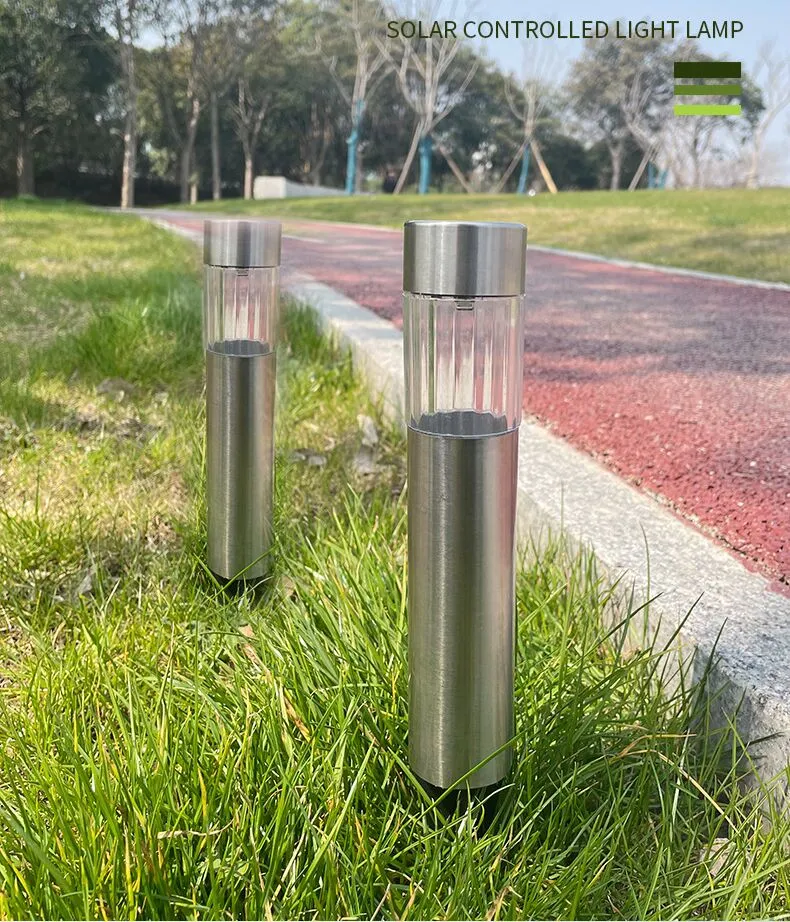 Reasonable Price Park Walkway Bollard Outdoor Solar Landscape Garden Light