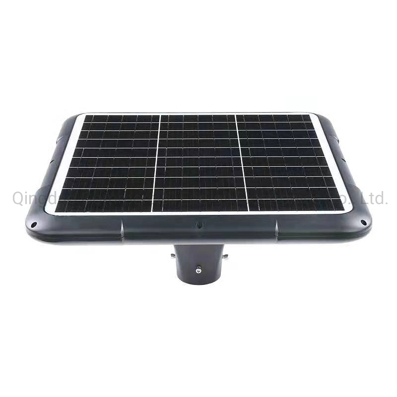 50W UFO Integrated Post Lamp Wireless Solar Street Courtyard Light