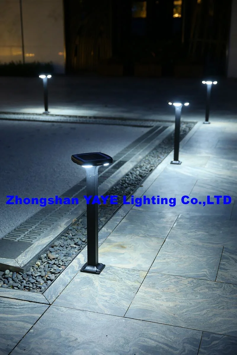 Yaye CE Solar 50W Courtyard Decorative Aluminum Lawn IP66 Waterproof Bollard LED Garden Landscape Pathway Park Light with 1000PCS Stock/ 3 Years Warranty