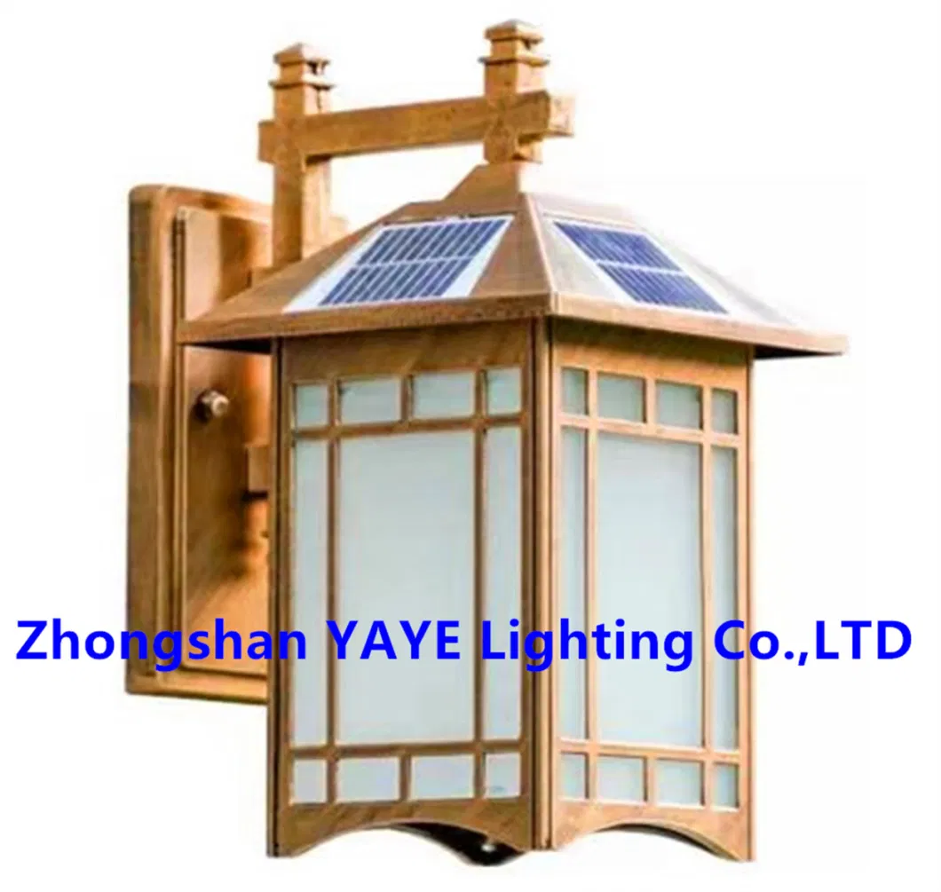 Yaye Hottest Sell LED Solar Outdoor Waterproof IP66 Wall/Garden/Path/Courtyard Lamp with 3 Years Warranty/200PCS Stock