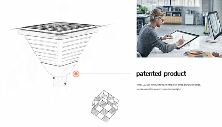 IP65 Die-Casting Aluminium Solar Street Lawn Light