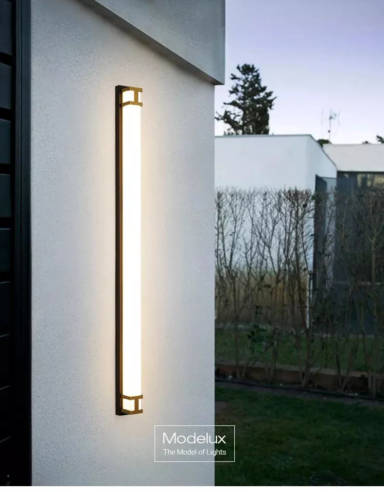 Outer Garden Courtyard Background Wall Decoration Line Light Strip Waterproof Lamp