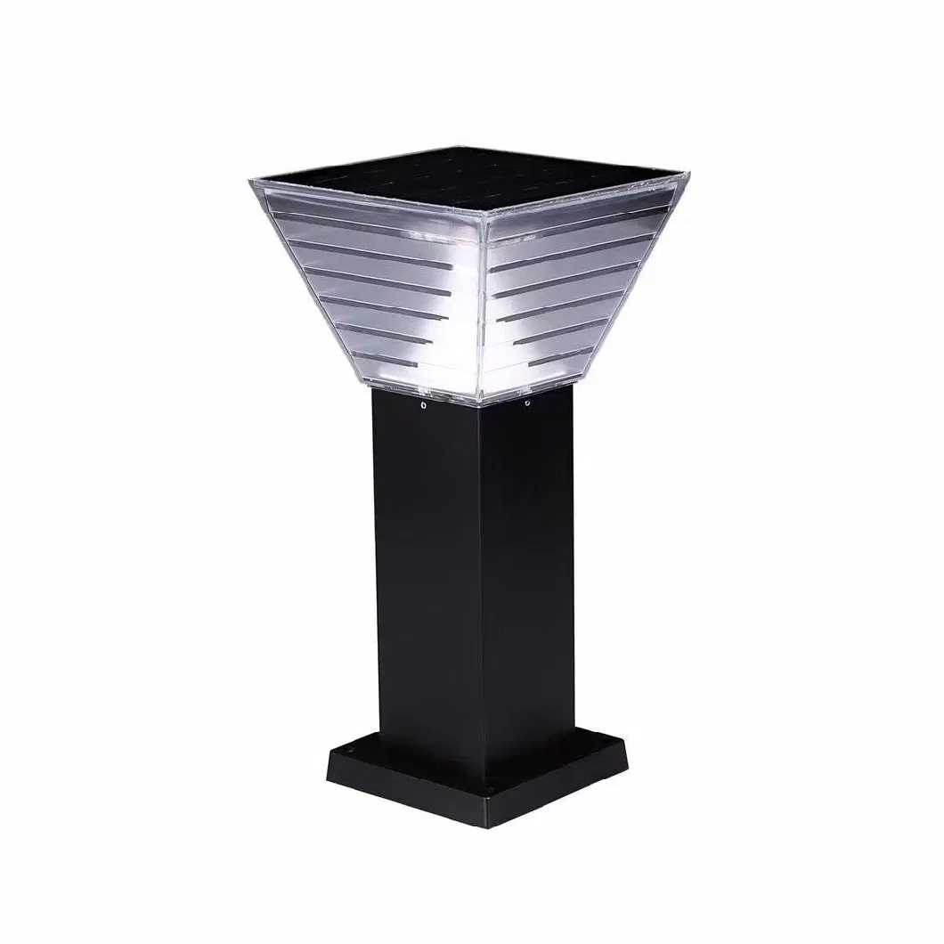 Aluminium Solar Garden Light, Solar Bollard Light Outdoor, Bright Solar Garden Lighting Fixture, Solar Garden Wall Light Dusk to Dawn