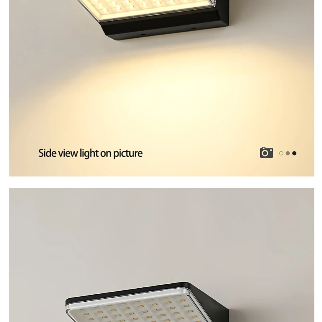 High-End Solar-Powered Wall Light for Backyard