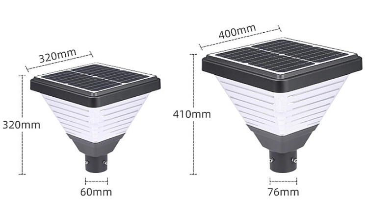 IP65 Die-Casting Aluminium Solar Street Lawn Light