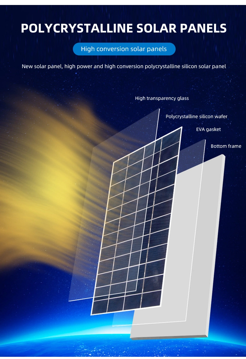 100W 200W 300W Road All in One Integrated Solar Street Light Pole