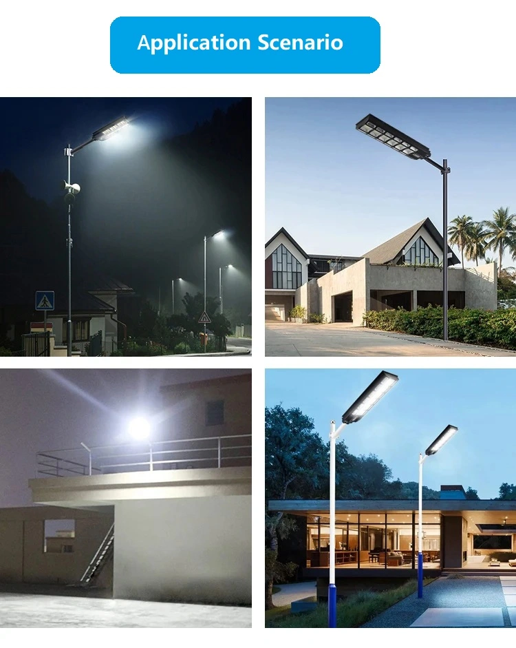 Large Ilumination Area Factory Automatic Charging During The Day and Automatic Lighting at Night LED Solar Street Light All in One Outdoor Lamp