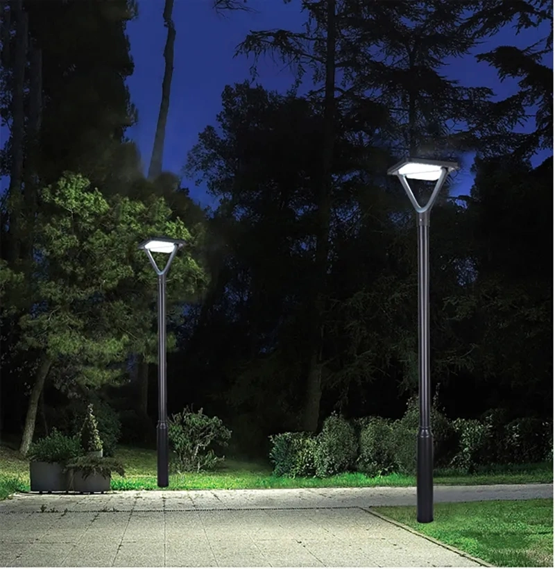 High Lumen High Power Courtyard Patio Yard Walkway Pathway Lawn Garden Solar Light Outdoor Waterproof LED Solar Street Lamp