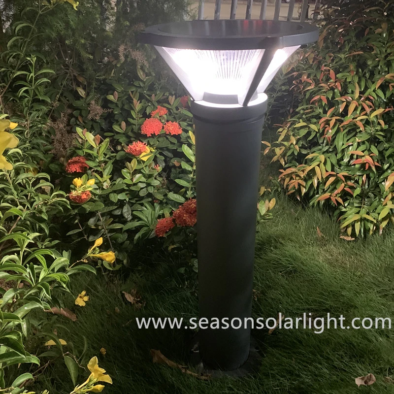 Factory Lighting Alu. Material Top Housing Garden Lighting Post Outdoor Solar Lighting for Courtyard Villa Lighting