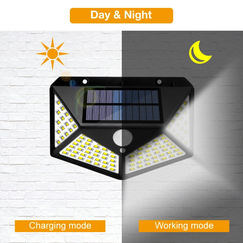 PIR Sensor Motion Induction Household Garden Lighting Waterproof Solar Lamp Outdoor Courtyard Wall Lamp