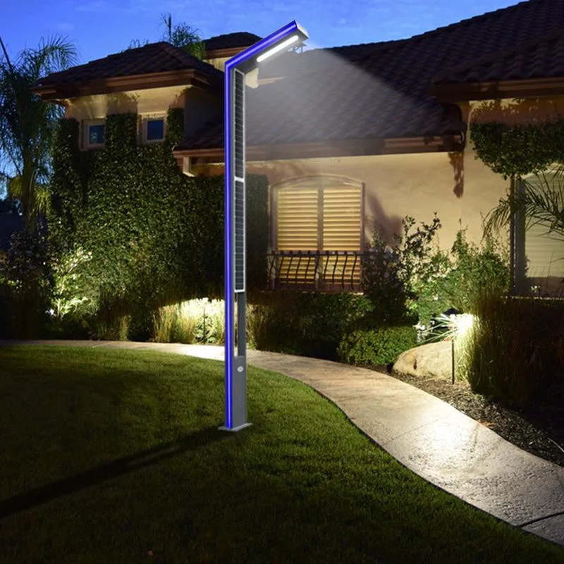 30W Outdoor Solar LED Aluminum Courtyard Garden Lighting for Yard and Patio