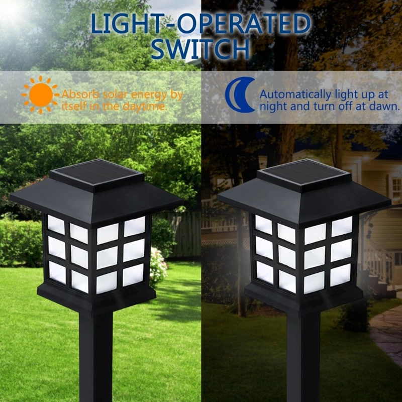 Goldmore11 LED Solar Pathway Lights Waterproof Outdoor Solar Lights for Garden/Landscape/Path/Yard/Patio/Driveway/Walkway