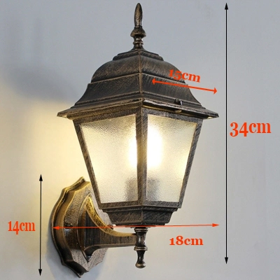 European Style Retro Outdoor Wall Light Balcony Sconce Lamp Waterproof Garden Modern Outdoor Light (WH-HR-70)