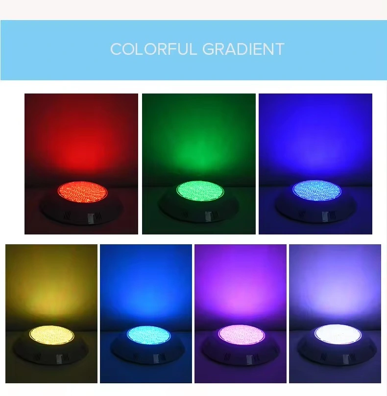 RoHS Outdoor Submersible Wall Mount RGB Underwater LED Swimming Pool Light