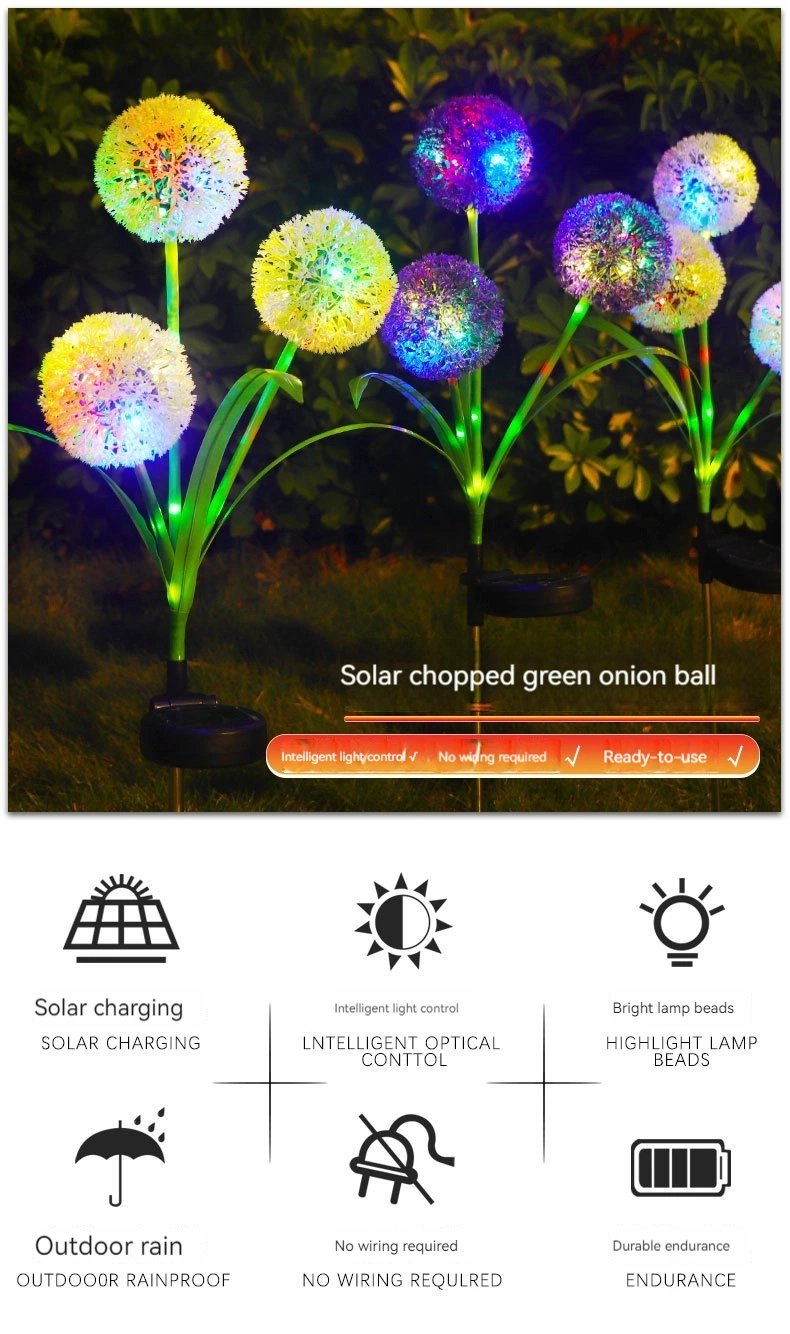 Hot Selling IP65 Waterproof Solar LED Garden Lawn Lamp Decoration Landscape Lights