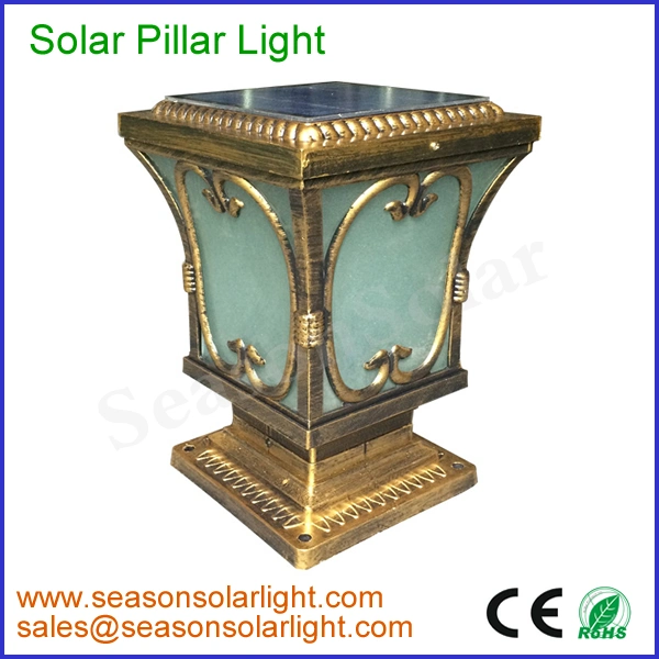 High Lumen LED Decorative Light Solar Fence Post Cap Light for Outdoor Lighting