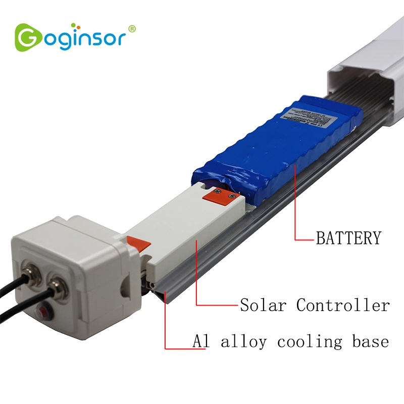 Dusk to Dawn Solar Batten Light for Outdoor Parking Lot