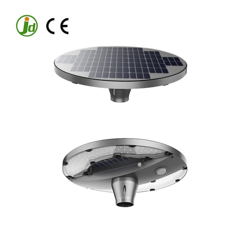 Smart Induction UFO RGB Color Street Lighting Outdoor Waterproof Integrated LED Solar Garden Light for Yard Lawn Patio Courtyard