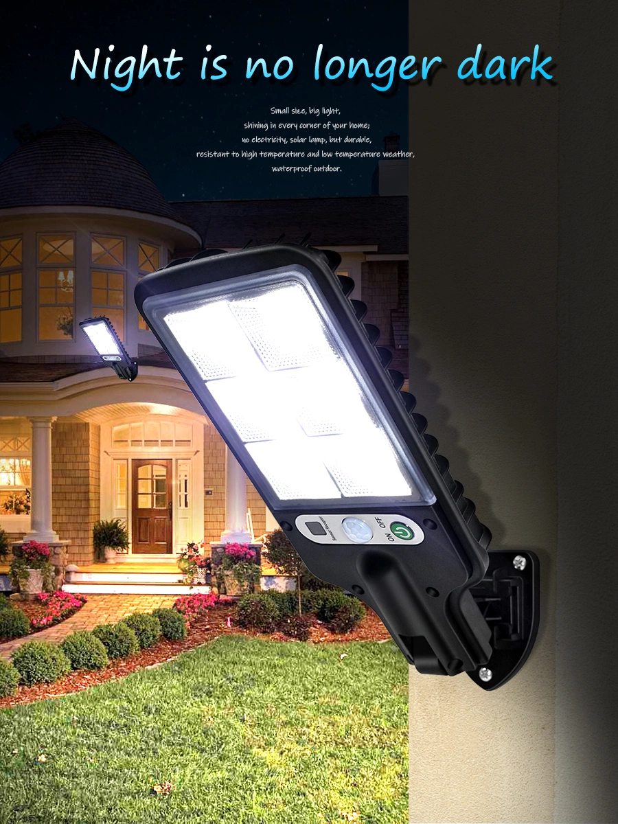 China Supplier IP65 Waterproof Outdoor Lamp Solar Panel Power Flood Road LED Garden Street Light