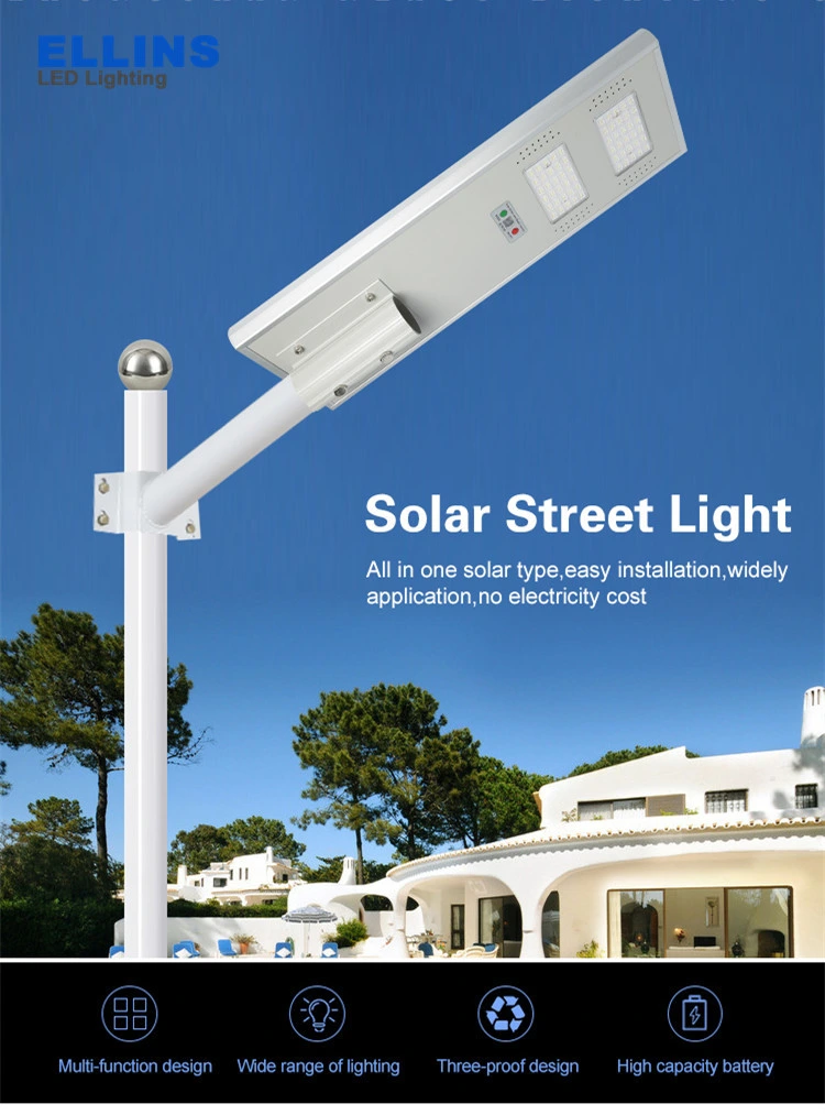 Outdoor Courtyard Solar Lighting Yad Lamp Integrated All in One LED Solar Street Light 50W 100W 150W 200W for Garden