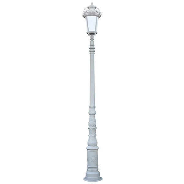 Community Street Lamp Post Courtyard Decorative Light Pole with Anti Rust Primer Coating