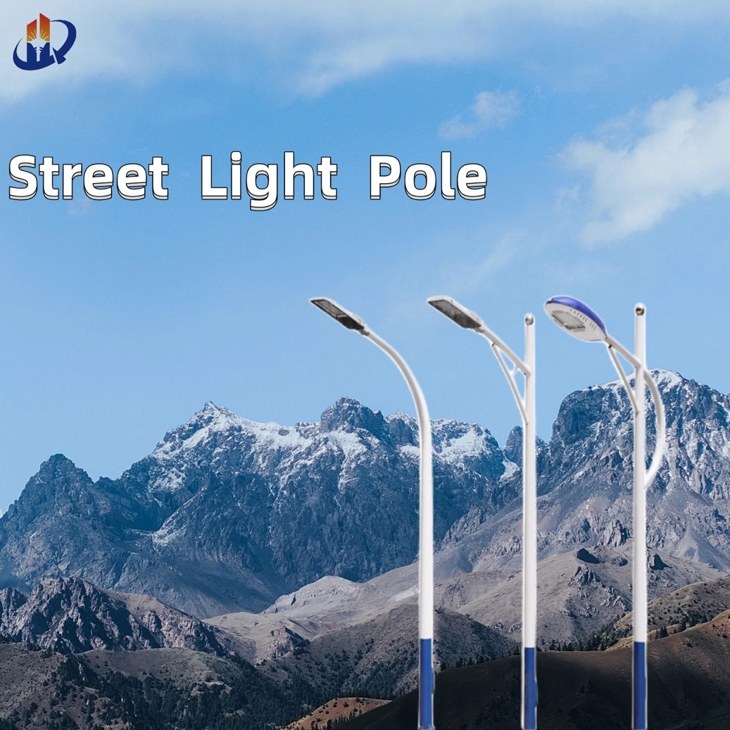 Hot Selling Galvanized Steel Lighting Pole LED Post Light Outdoor Courtyard Light