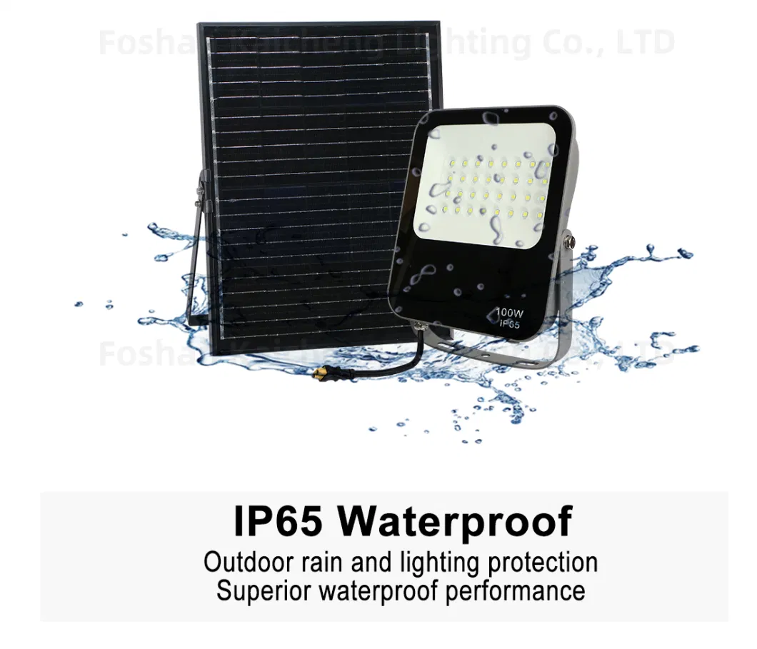 IP65 High Lumen 30W 50W 100W 150W 200W LED Solar Flood Lamp Garden Flood Light Integrated Outdoor Solar Floodlight for Landscape