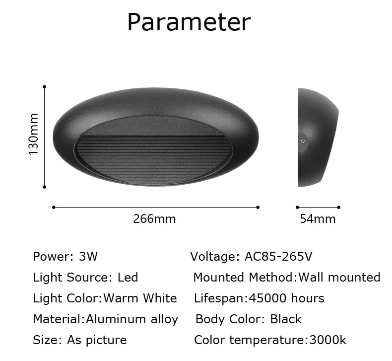 Outdoor Waterproof Foot Light Landscape Courtyard Garden LED Outdoor Wall Light Waterproof (WH-HR-41)