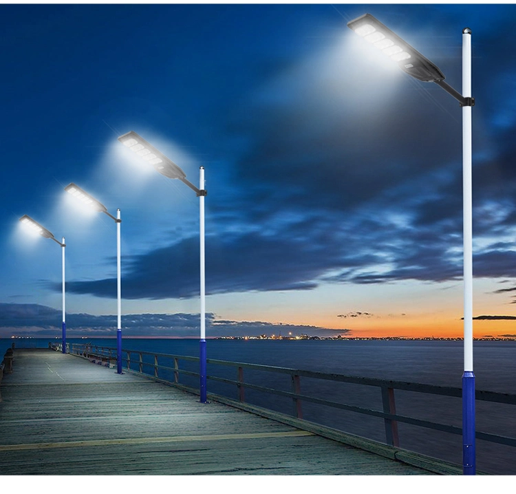 All in One Lampara Exterior Farola Lampadaire Solaire All Wattage Outdoor LED IP65 Lamp Small Solar Street Light Pole Price