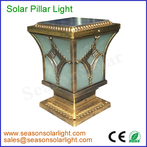 High Lumen LED Decorative Light Solar Fence Post Cap Light for Outdoor Lighting