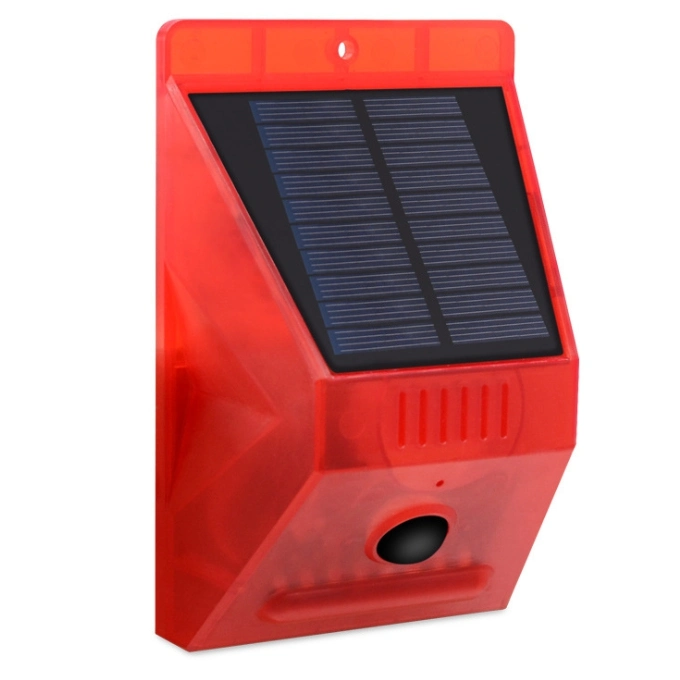 Solar Garden Decorative Alarm Lighting with Remote Controller Alarm Motion Detector Garden Alarm Lamp Outdoor Waterproof LED Garden Light