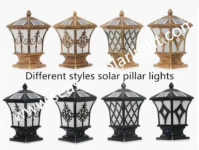 High Lumen LED Decorative Light Solar Fence Post Cap Light for Outdoor Lighting