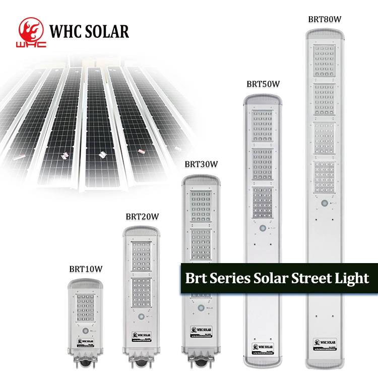 Whc 10W 40W 60W 120W 200W 300W Solar Courtyard Lamp with Linear Function BRT10W Solar Flood Light