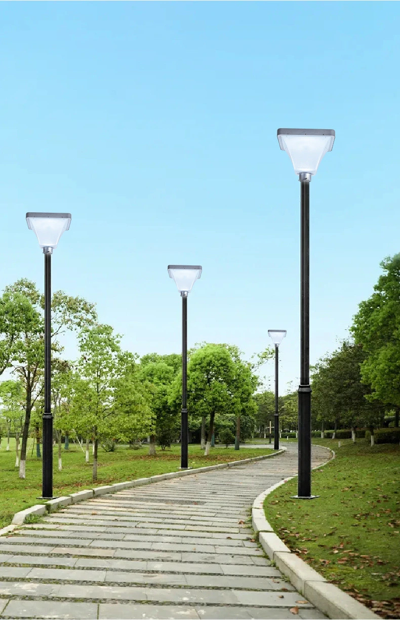 Aluminum LED UFO Lawn Lamp Solar Garden Light for Walkway Plaza Park Road