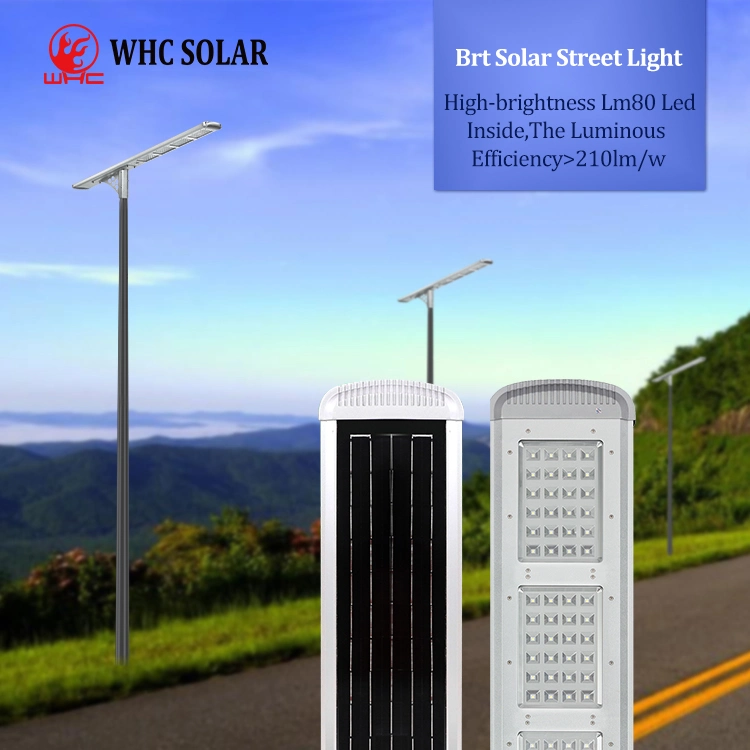 Whc 10W 40W 60W 120W 200W 300W Solar Courtyard Lamp with Linear Function BRT10W Solar Flood Light