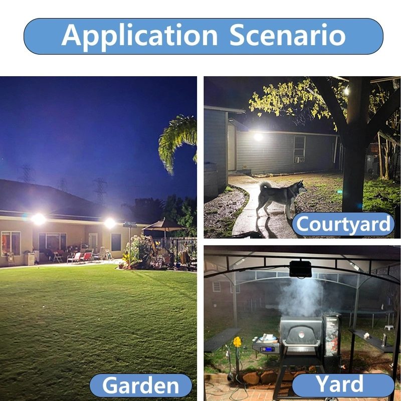 Unique Hot Sale High Quality Remote Control Sensor Lighting Garden Lampara Reflector 100W 200 600W Security Floodlight Outdoor Best LED Flood Solar Lamp