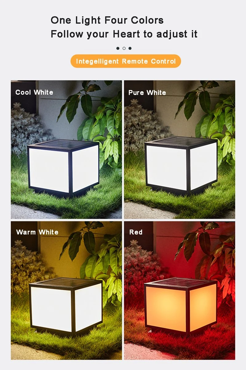 Wholesale Solar Garden Lamp 12W 15W Square Spot LED Outdoor Lighting