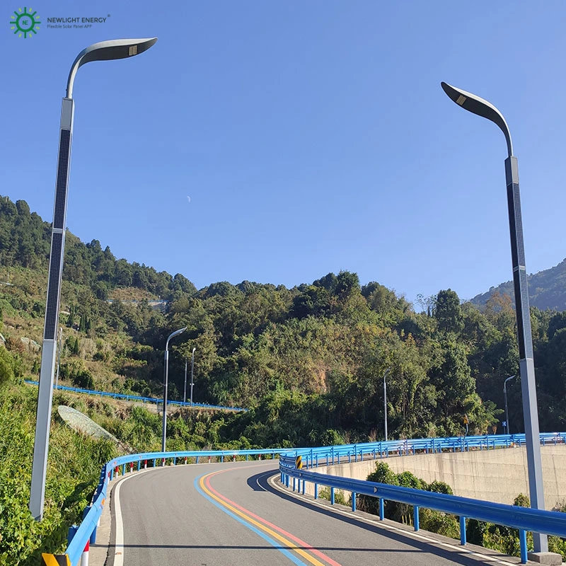 60W Customized LED Solar Light for Street with Solar Wrap Frame on Pole